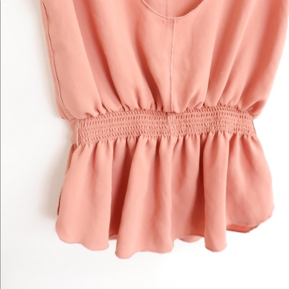 🖤SOLD🖤ARITZIA WILFRED PEPLUM TANK- GORGEOUS COLOUR 🥂 - Picture 5 of 5